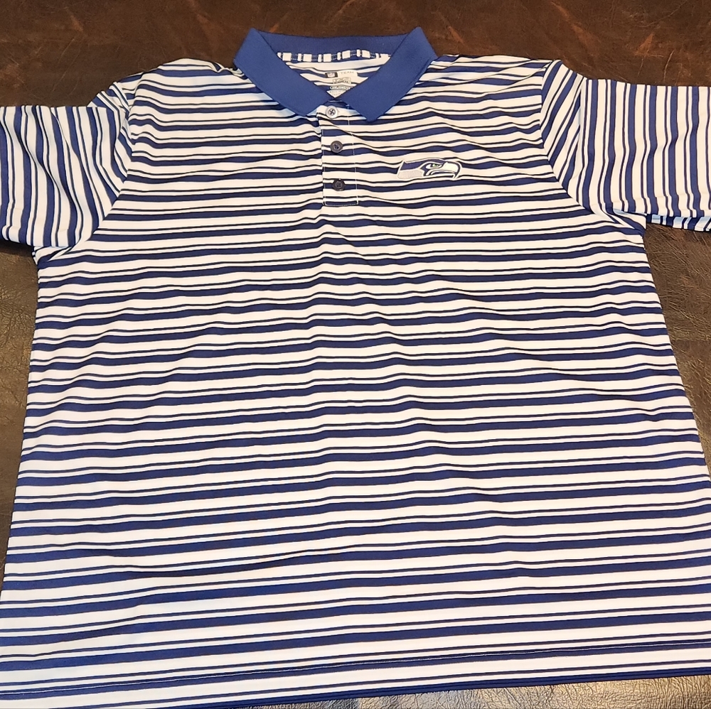 NFL Seattle Seahawks Polo Team Apperal Size 2XL